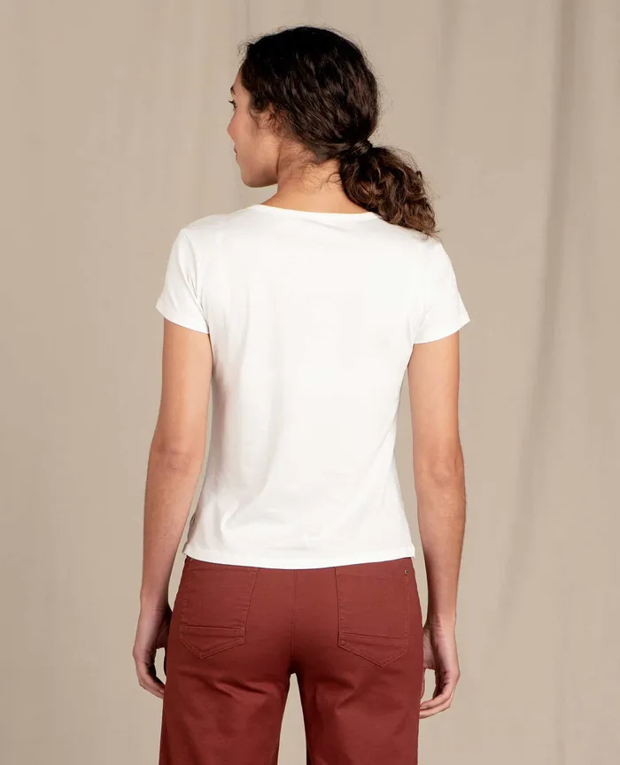 Women8217s ToadandCo Rose Short Sleeve Tee Egret Tops and TShirts