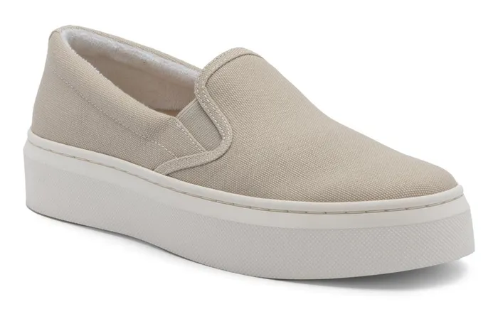Women ABEO Footwear Casual Shoes Jumpstreet Slip On Beige Canvas