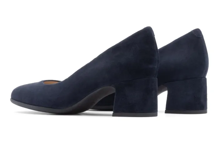 Women ABEO Footwear Dress Avenue Pump Navy Suede Women ABEO Footwear Dress Avenue Pump Navy Suede