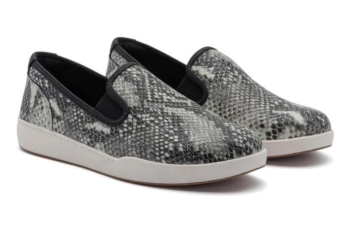 Women ABEO Footwear Sneakers Encore Slip On Snake Print Leather Women ABEO Footwear Sneakers Encore Slip On Snake Print Leather