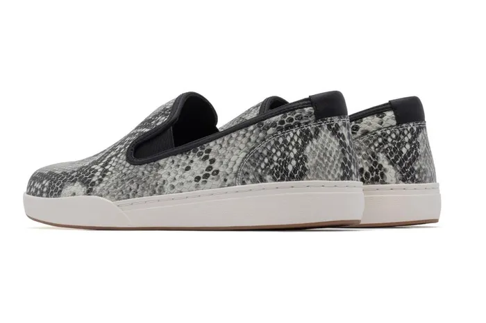 Women ABEO Footwear Sneakers Encore Slip On Snake Print Leather Women ABEO Footwear Sneakers Encore Slip On Snake Print Leather