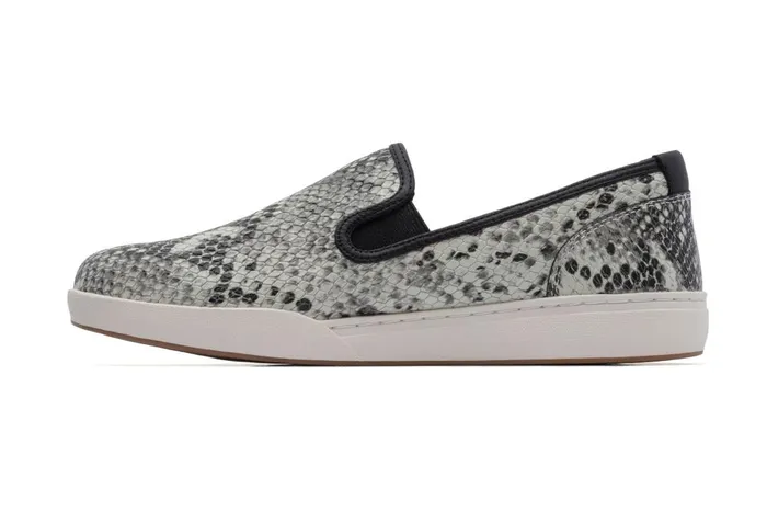 Women ABEO Footwear Sneakers Encore Slip On Snake Print Leather Women ABEO Footwear Sneakers Encore Slip On Snake Print Leather