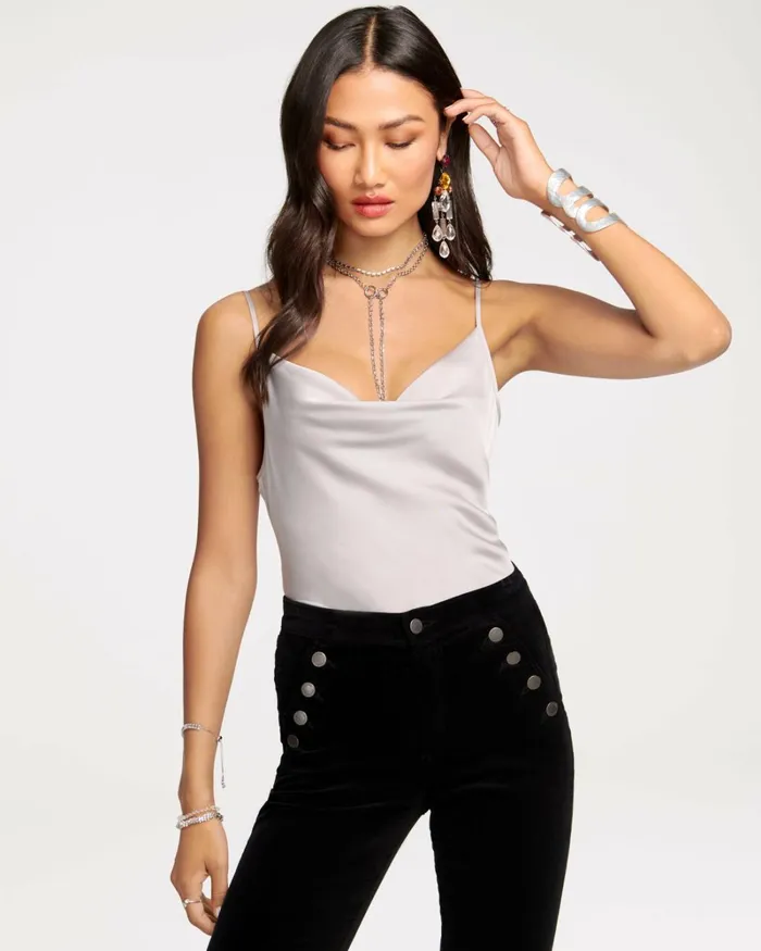 Women Abigail Cowl Neck Tank Top Black Ramy Brook Tops Women Abigail Cowl Neck Tank Top Black Ramy Brook Tops