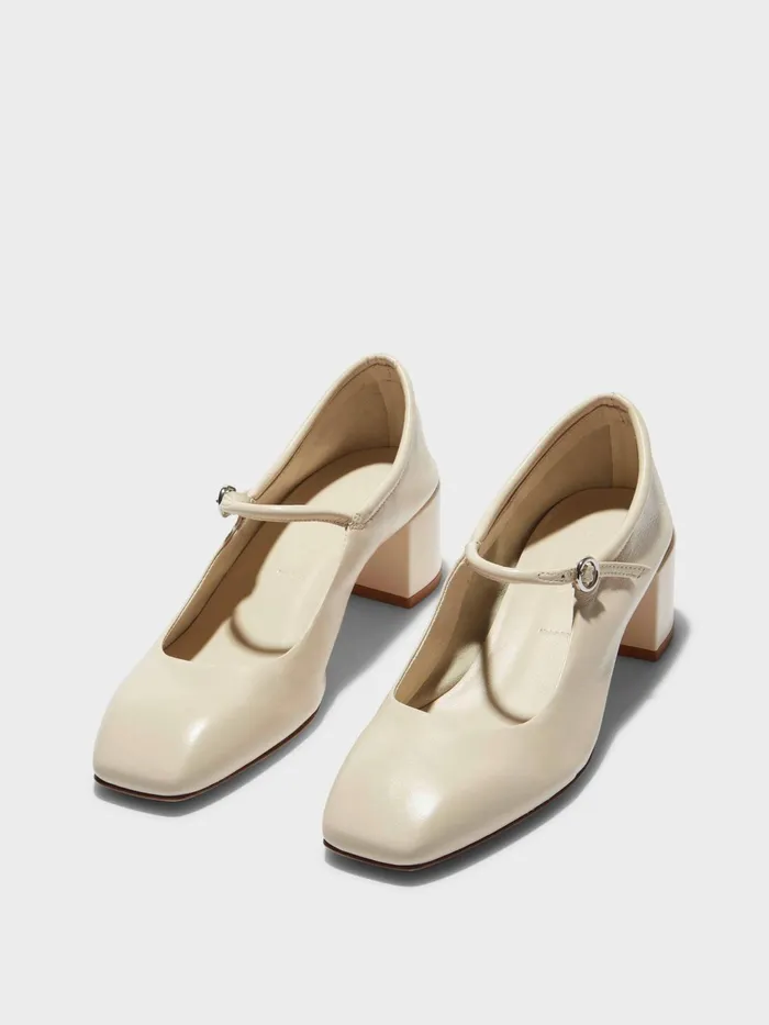 Women Aeyde ALINE Creamy Mary Jane Pump Aeyde Pumps