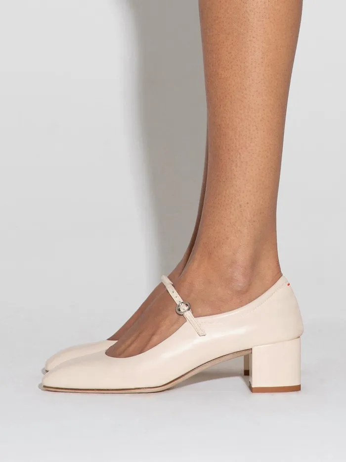 Women Aeyde ALINE Creamy Mary Jane Pump Aeyde Pumps
