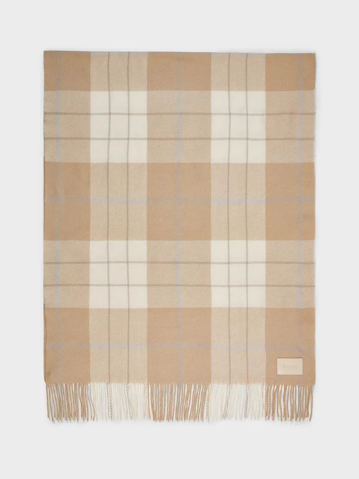 Women Aeyde BENN Creamy Wool Scarf Aeyde Scarves