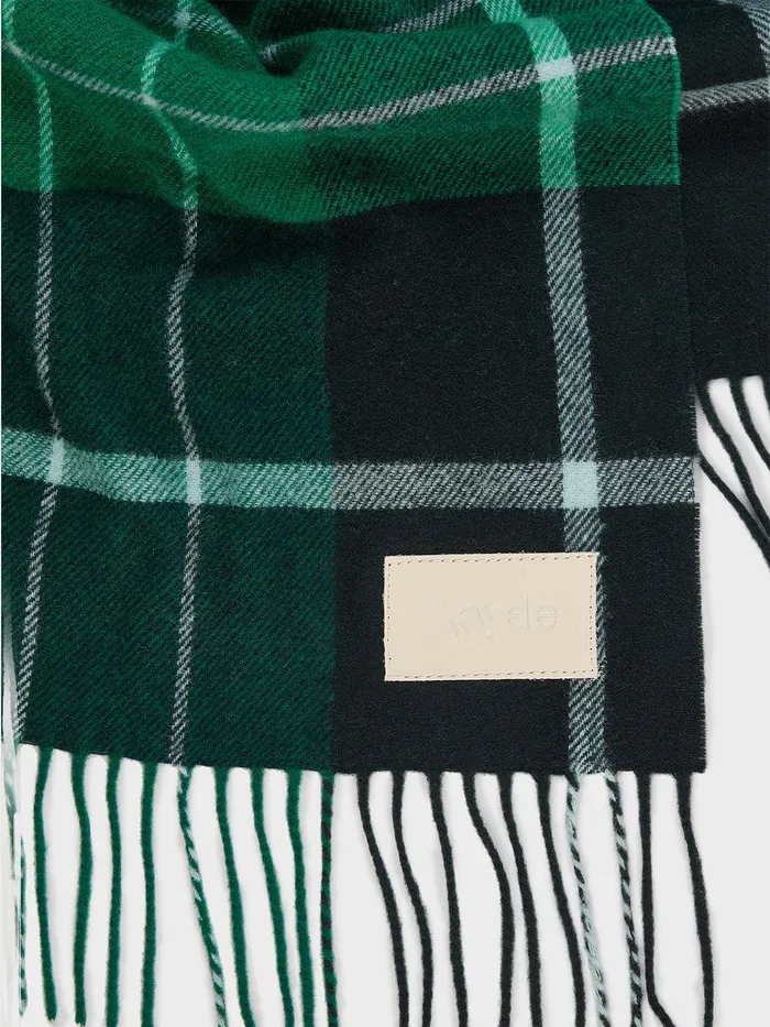 Women Aeyde BENN Moss Wool Scarf Aeyde Scarves Women Aeyde BENN Moss Wool Scarf Aeyde Scarves