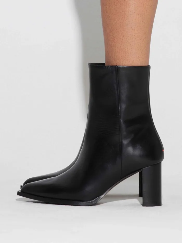 Women Aeyde GLORIA Black High Heel Boot Aeyde Ankle Boots