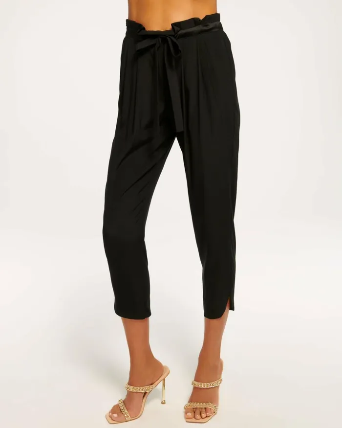 Women Allyn Paperbag Waist Pant Black Ramy Brook Pants Women Allyn Paperbag Waist Pant Black Ramy Brook Pants