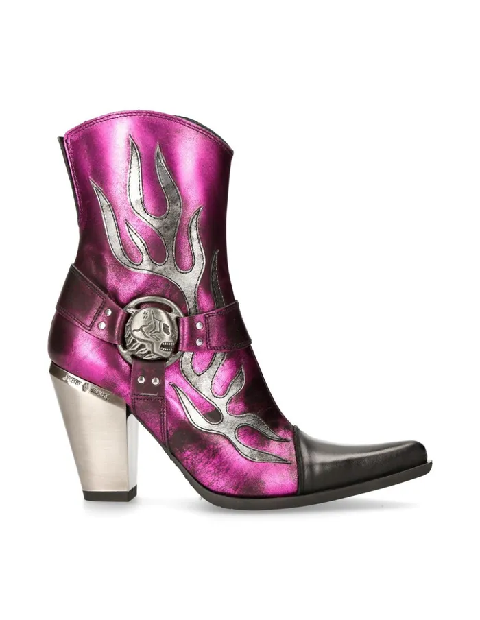Women Ankle Boot Bull M7919bC8 New Rock Heels Women Ankle Boot Bull M7919bC8 New Rock Heels