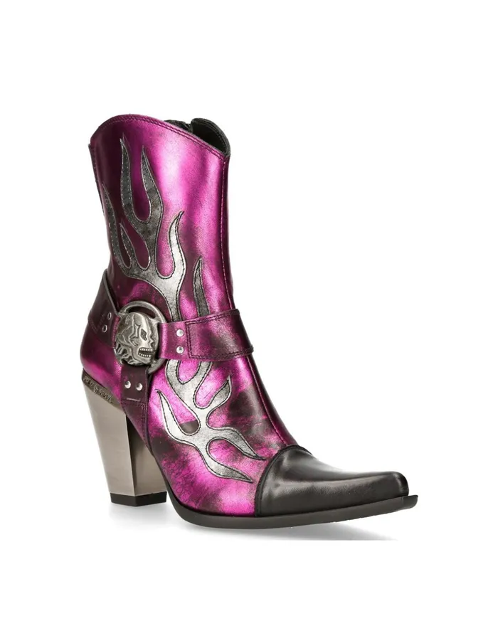 Women Ankle Boot Bull M7919bC8 New Rock Heels Women Ankle Boot Bull M7919bC8 New Rock Heels