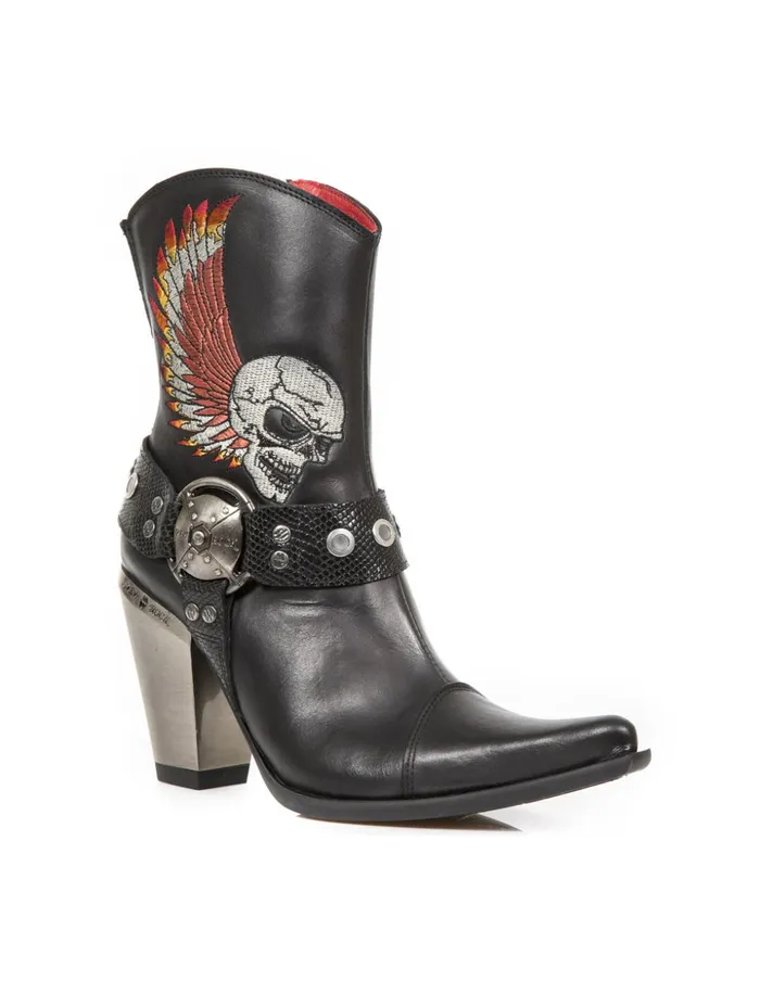 Women Ankle Boot Bull MBull006S1 New Rock Heels Women Ankle Boot Bull MBull006S1 New Rock Heels