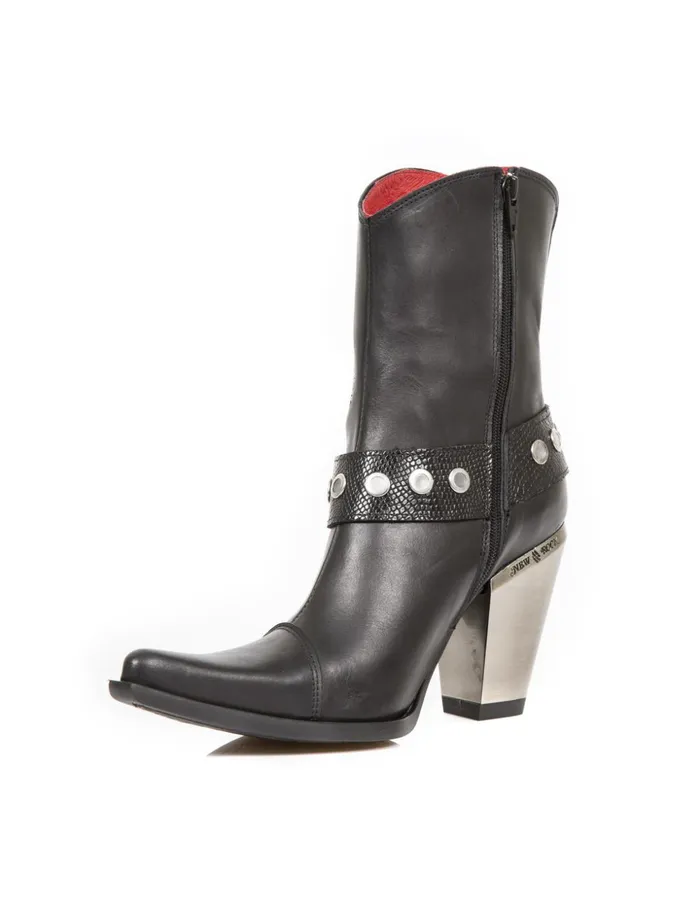 Women Ankle Boot Bull MBull006S1 New Rock Heels Women Ankle Boot Bull MBull006S1 New Rock Heels