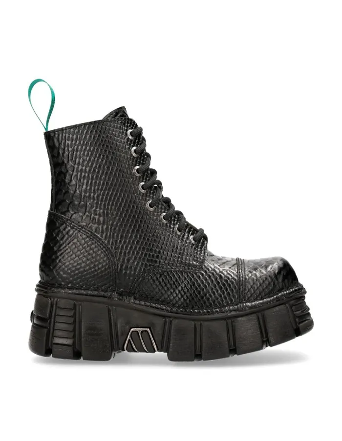 Women Ankle Boot Metallic MMili083cV11 New Rock Military Women Ankle Boot Metallic MMili083cV11 New Rock Military