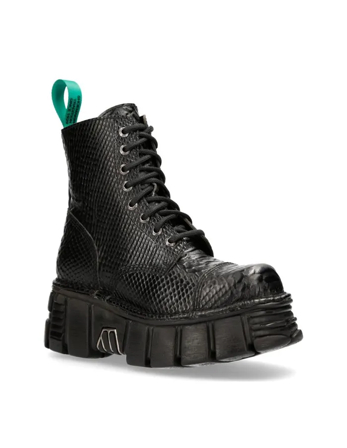 Women Ankle Boot Metallic MMili083cV11 New Rock Military Women Ankle Boot Metallic MMili083cV11 New Rock Military