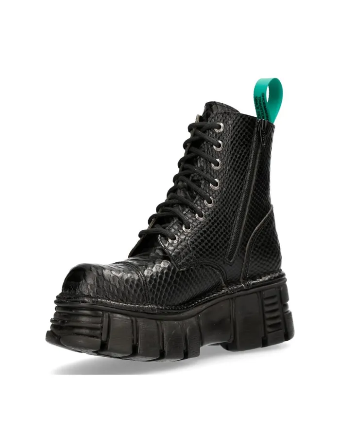 Women Ankle Boot Metallic MMili083cV11 New Rock Military Women Ankle Boot Metallic MMili083cV11 New Rock Military