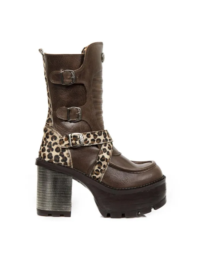 Women Ankle Boot Trail MSeve01C2 New Rock High Heels Women Ankle Boot Trail MSeve01C2 New Rock High Heels