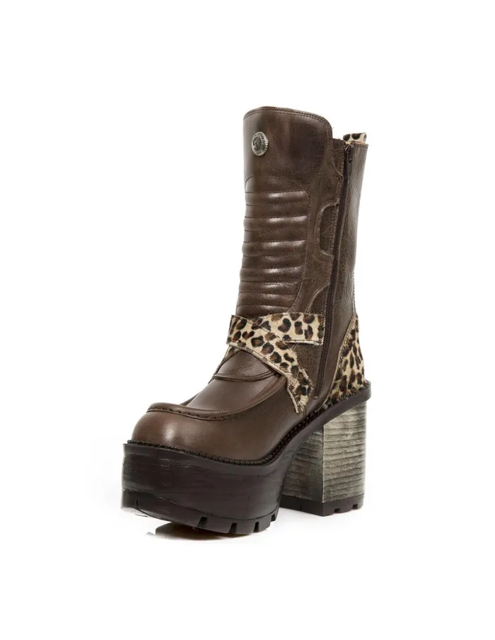 Women Ankle Boot Trail MSeve01C2 New Rock High Heels Women Ankle Boot Trail MSeve01C2 New Rock High Heels