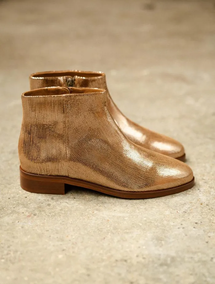 Women Ankle Boots Bobbies Hada Golden Women Ankle Boots Bobbies Hada Golden