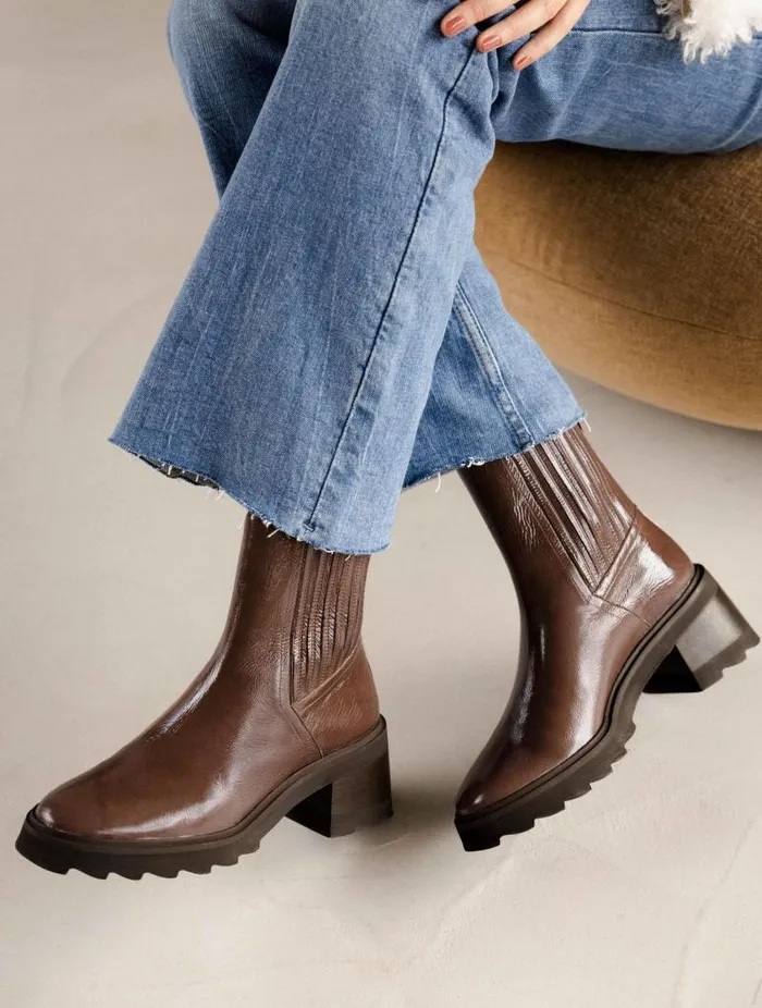 Women Ankle Boots Bobbies Lison Iced Chocolate