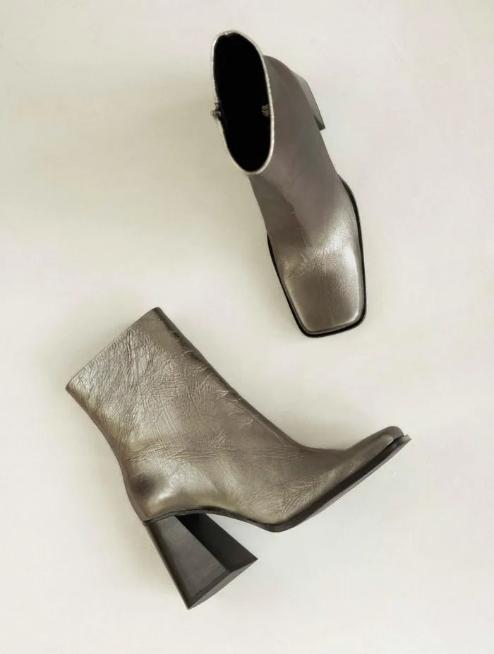Women Ankle Boots Bobbies Wilma Cosmic Silver Women Ankle Boots Bobbies Wilma Cosmic Silver