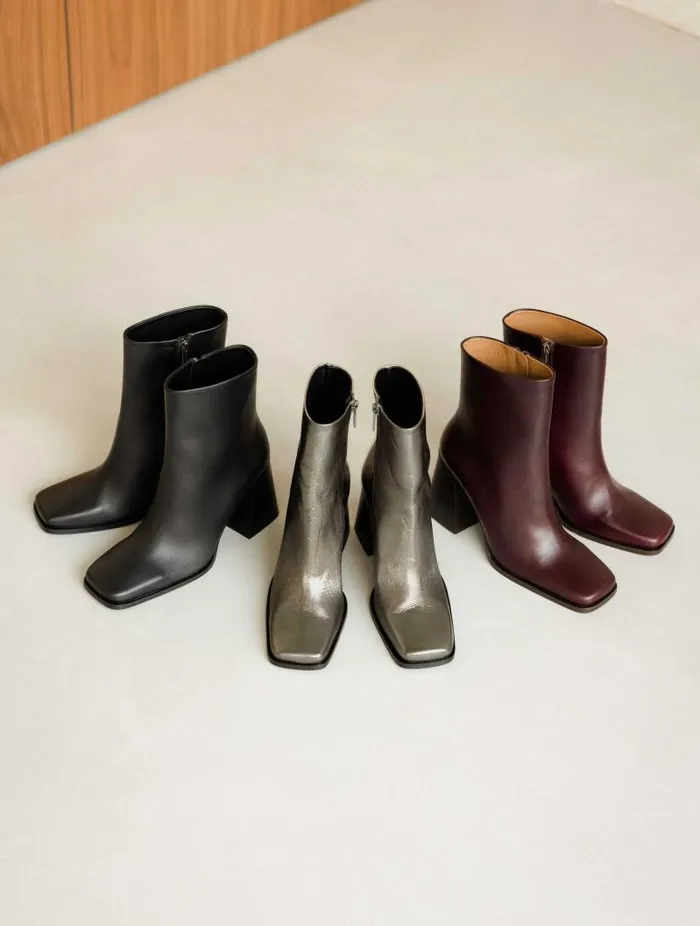 Women Ankle Boots Bobbies Wilma Cosmic Silver Women Ankle Boots Bobbies Wilma Cosmic Silver