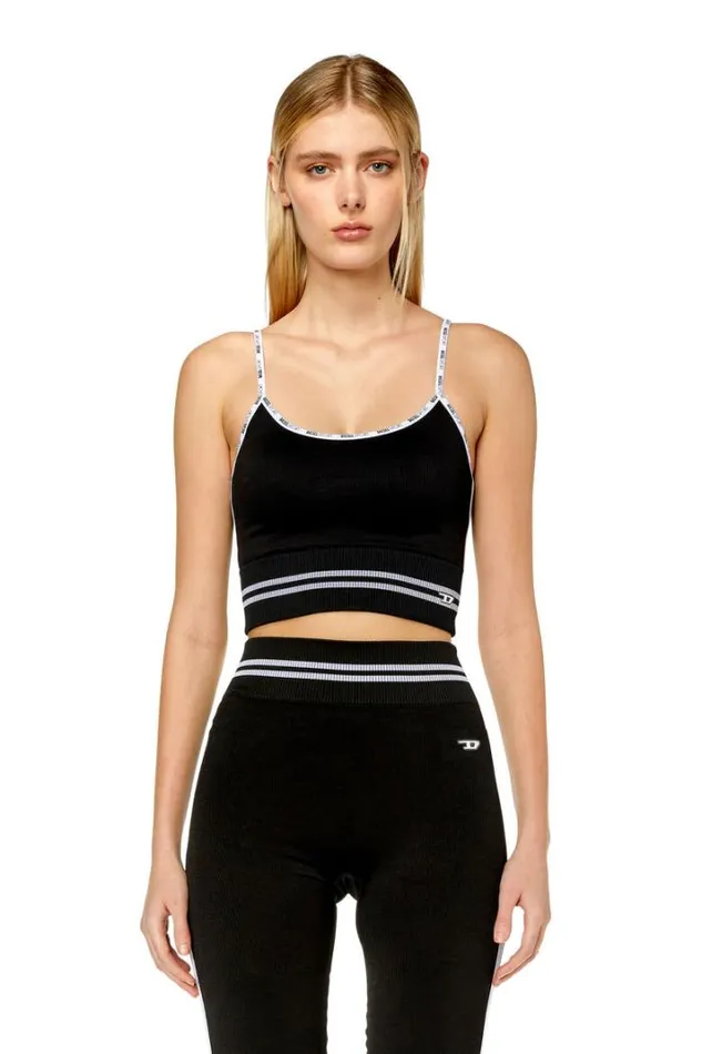 Women AwbFannyWt27 Black Diesel Tshirts And Tops Women AwbFannyWt27 Black Diesel Tshirts And Tops