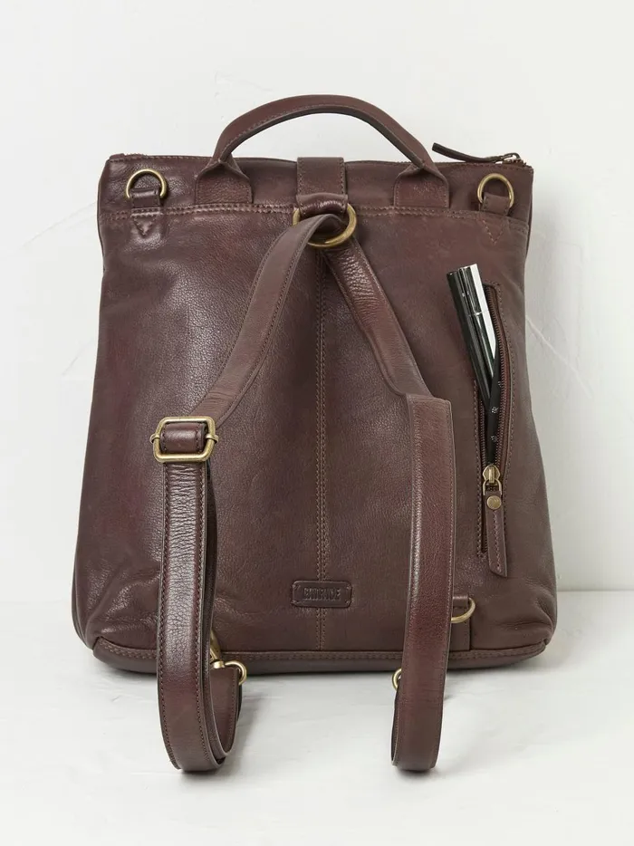 Women Bags and Purses Fat Face Ava Brown Backpack