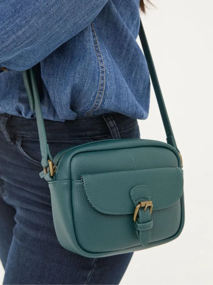 Women Bags and Purses Fat Face Vallie Green Crossbody Bag