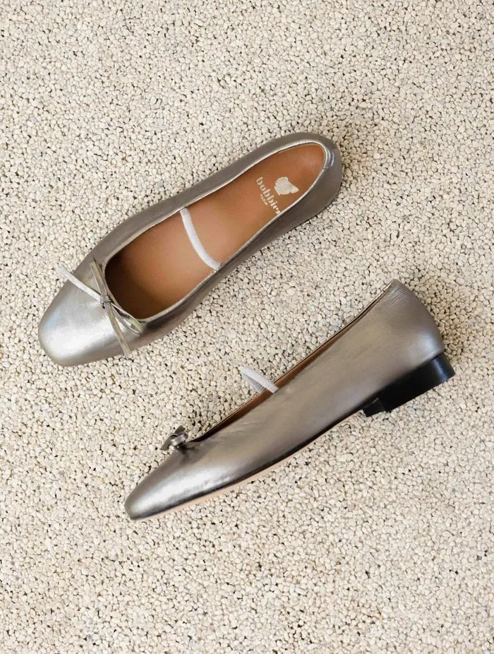 Women Ballet Flats Bobbies Kaa Cosmic Silver Women Ballet Flats Bobbies Kaa Cosmic Silver