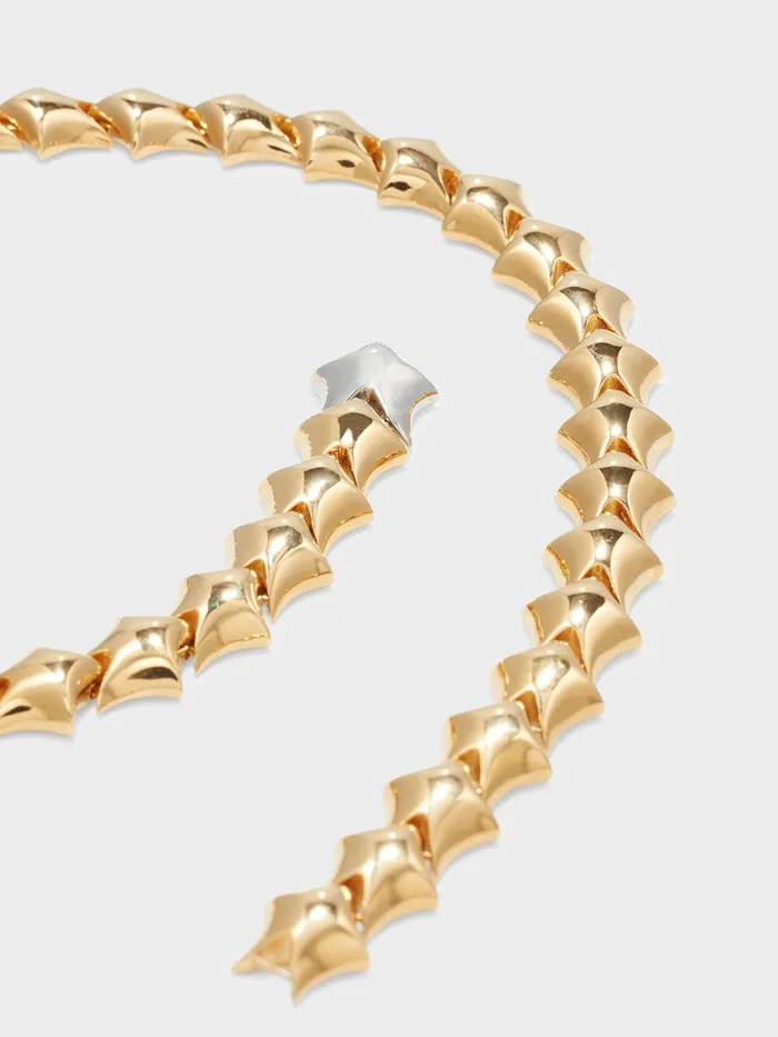 Women Banks 18kt GoldPlated Necklace Aeyde Necklaces