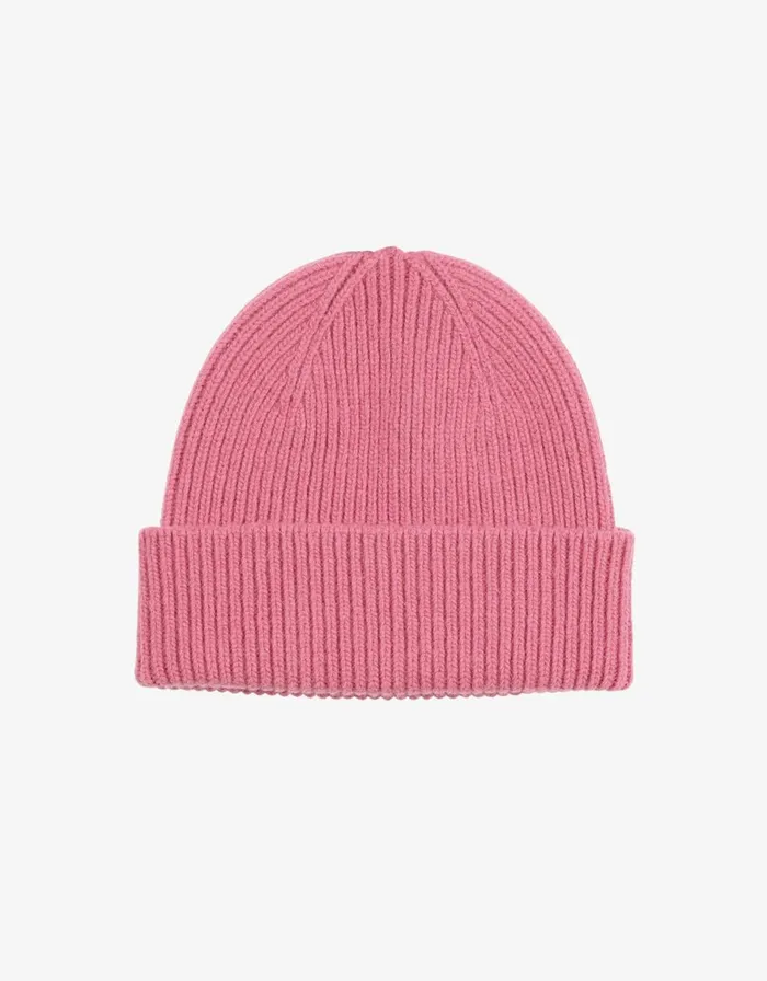 Women Beanies Colorful Standard Merino Wool Beanie Bubblegum Pink