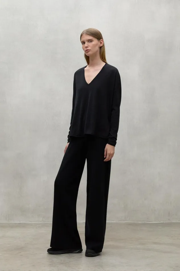 Women Black Anturio Sweater Ecoalf Knitwear