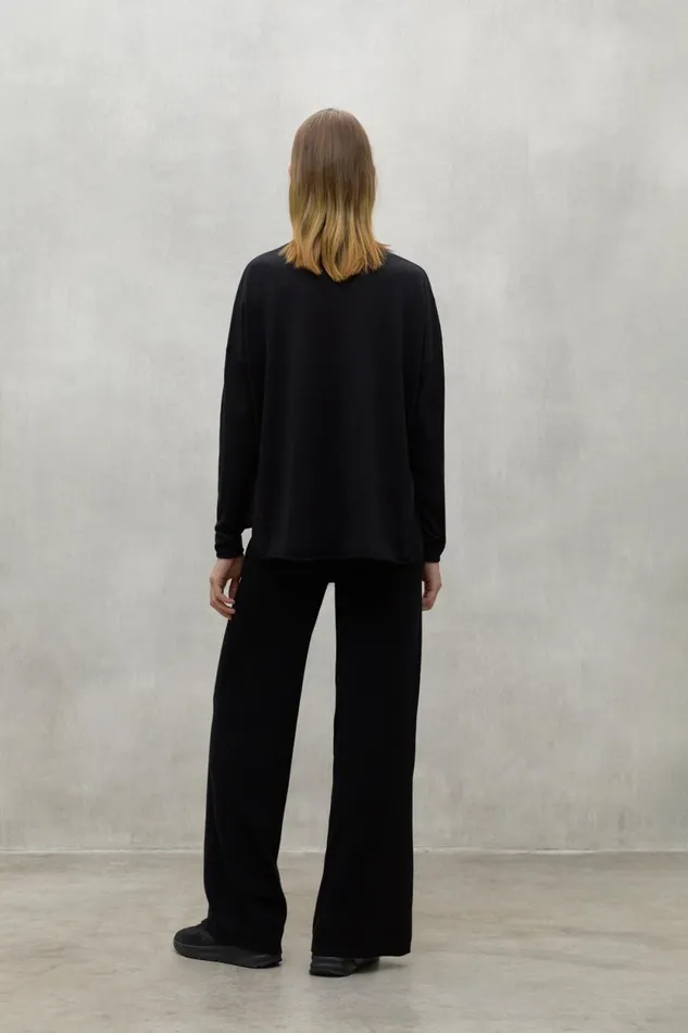 Women Black Anturio Sweater Ecoalf Knitwear