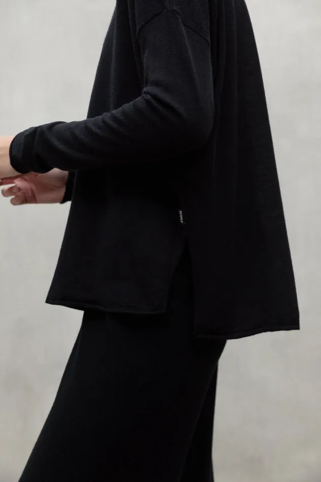 Women Black Anturio Sweater Ecoalf Knitwear