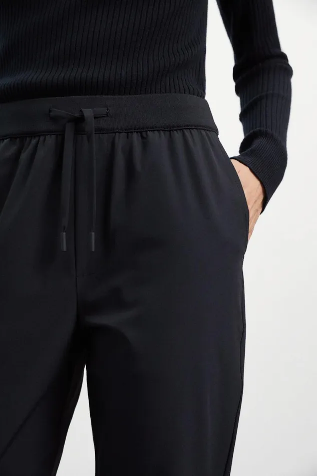 Women Black Azaba Trousers Ecoalf Trousers