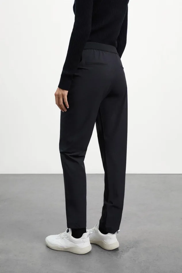 Women Black Azaba Trousers Ecoalf Trousers