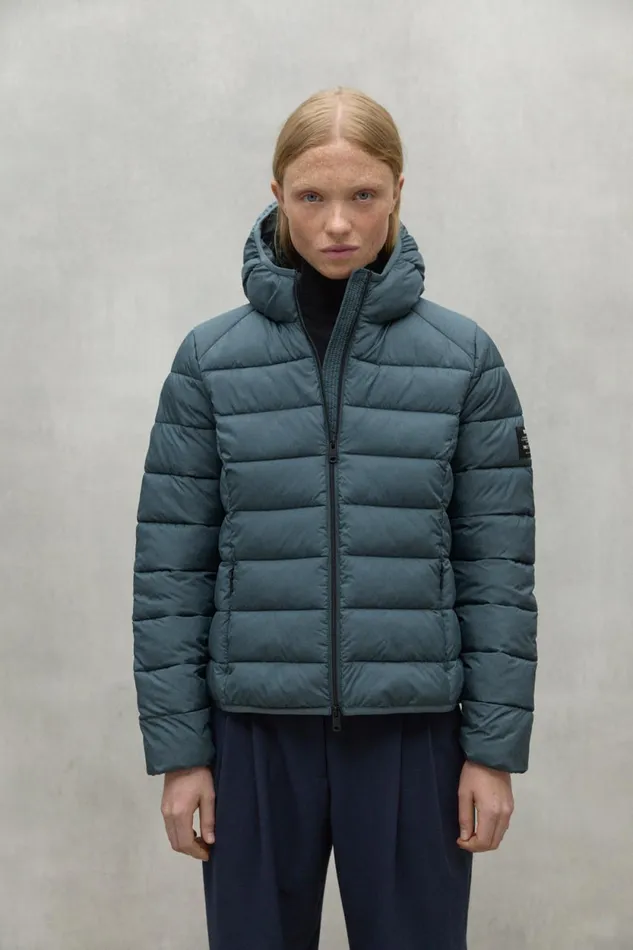 Women Blue Asp Jacket Ecoalf Coats And Jackets