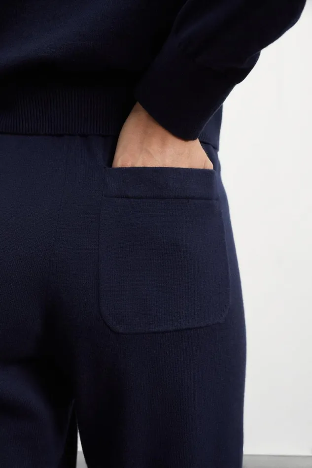 Women Blue Oga Trousers Ecoalf Trousers