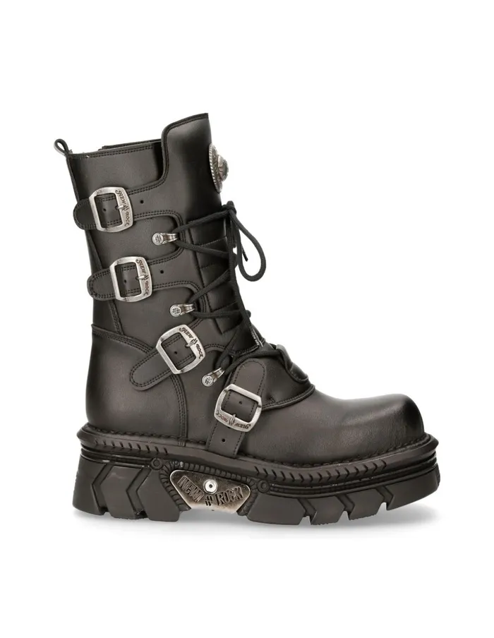 Women Boot Techno M373V83 New Rock Military Women Boot Techno M373V83 New Rock Military