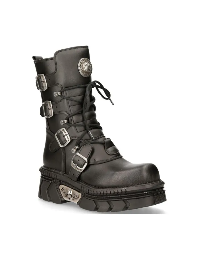 Women Boot Techno M373V83 New Rock Military Women Boot Techno M373V83 New Rock Military