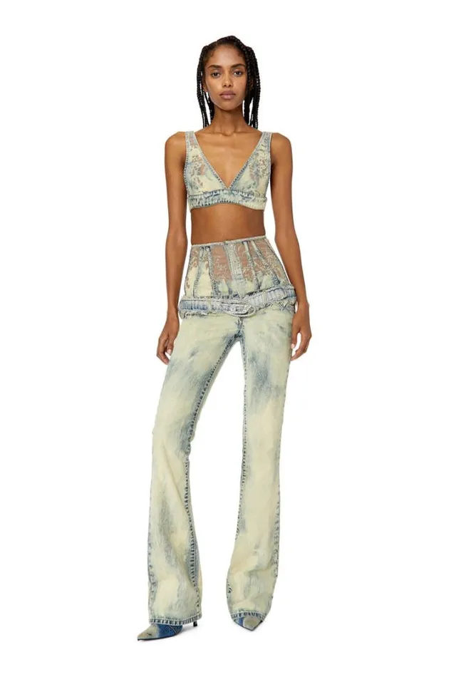 Women Bootcut And Flare Jeans 1969 DEbbey 068gp Light Blue Diesel Bootcut And Flare Women Bootcut And Flare Jeans 1969 DEbbey 068gp Light Blue Diesel Bootcut And Flare