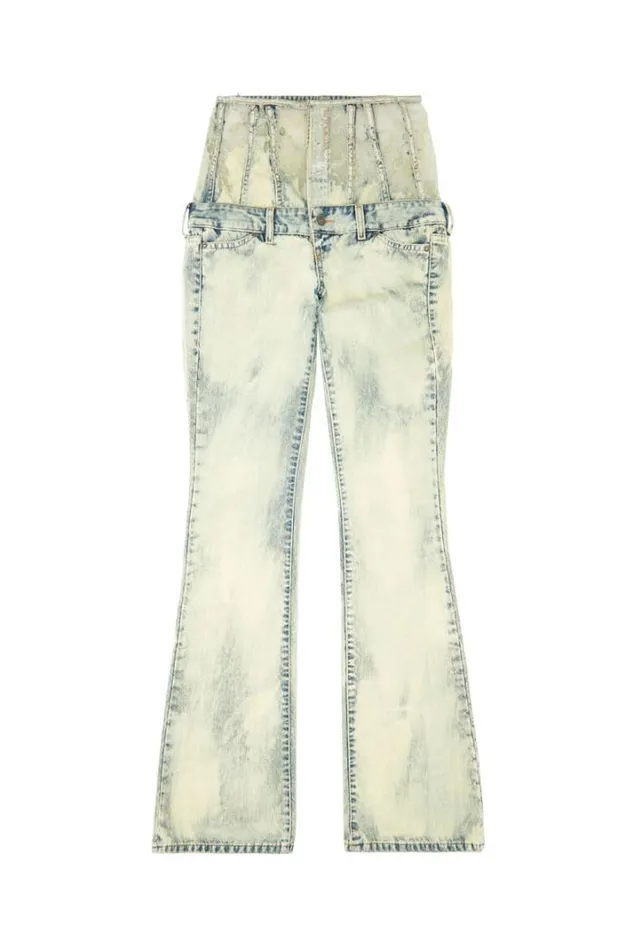 Women Bootcut And Flare Jeans 1969 DEbbey 068gp Light Blue Diesel Bootcut And Flare