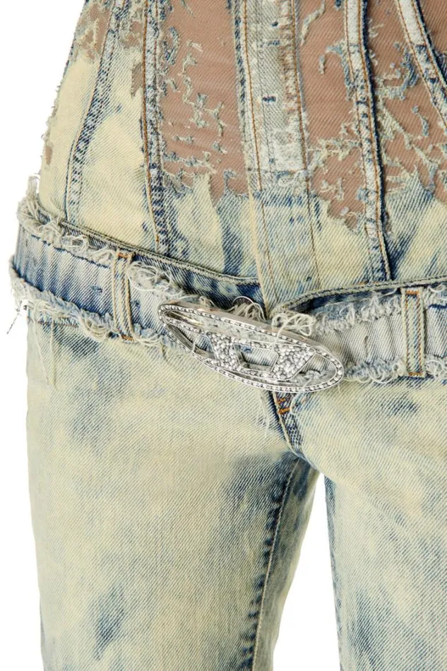 Women Bootcut And Flare Jeans 1969 DEbbey 068gp Light Blue Diesel Bootcut And Flare