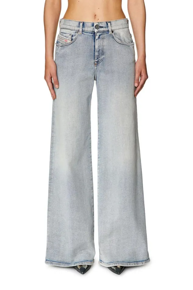 Women Bootcut And Flare Jeans 1978 DAkemi 9c08l Light Blue Diesel Bootcut And Flare Women Bootcut And Flare Jeans 1978 DAkemi 9c08l Light Blue Diesel Bootcut And Flare