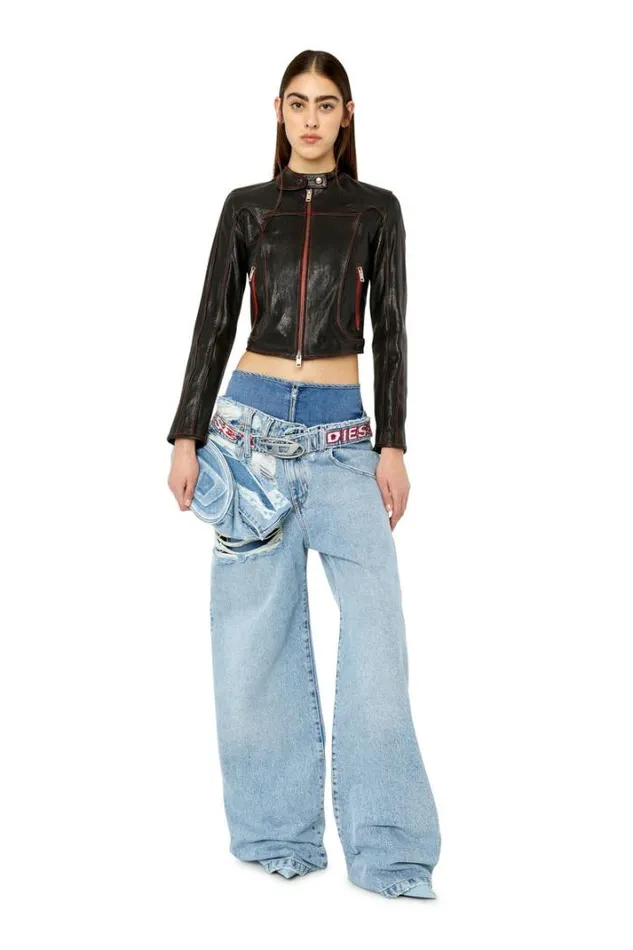 Women Boyfriend Jeans DIllin 0emag Light Blue Diesel Boyfriend