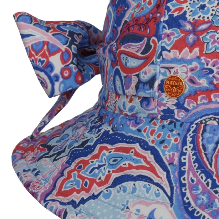 Women Bucket Hats Mayser New Malu Paisley Reversible Hat Blue Women Bucket Hats Mayser New Malu Paisley Reversible Hat Blue