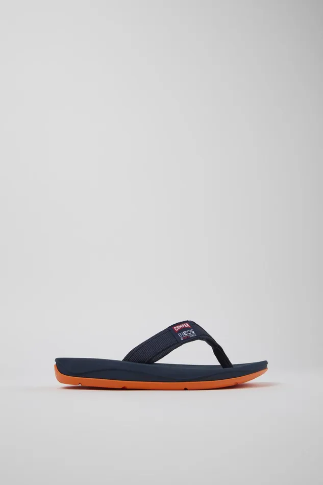 Women Camper X INEOS Britannia Blue Textile FlipFlops Camper Non Leather Shoes Women Camper X INEOS Britannia Blue Textile FlipFlops Camper Non Leather Shoes