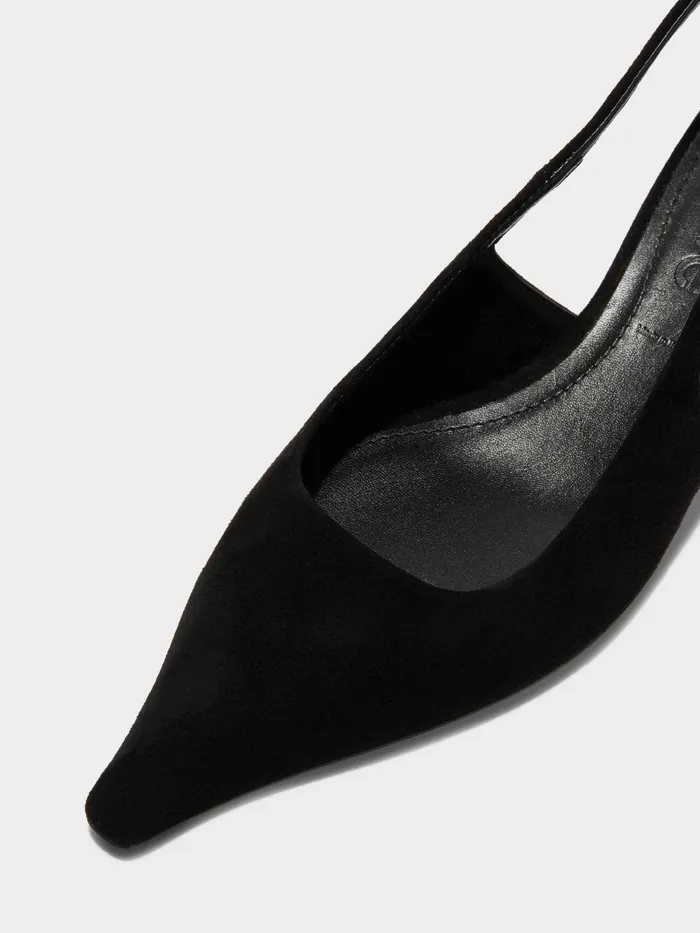Women Catrina Suede Slingback Pumps Aeyde Slingbacks