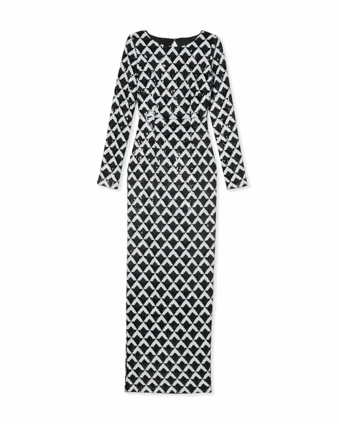 Women Celia Sequin Maxi Dress Black Checkmate Ramy Brook Dresses Women Celia Sequin Maxi Dress Black Checkmate Ramy Brook Dresses